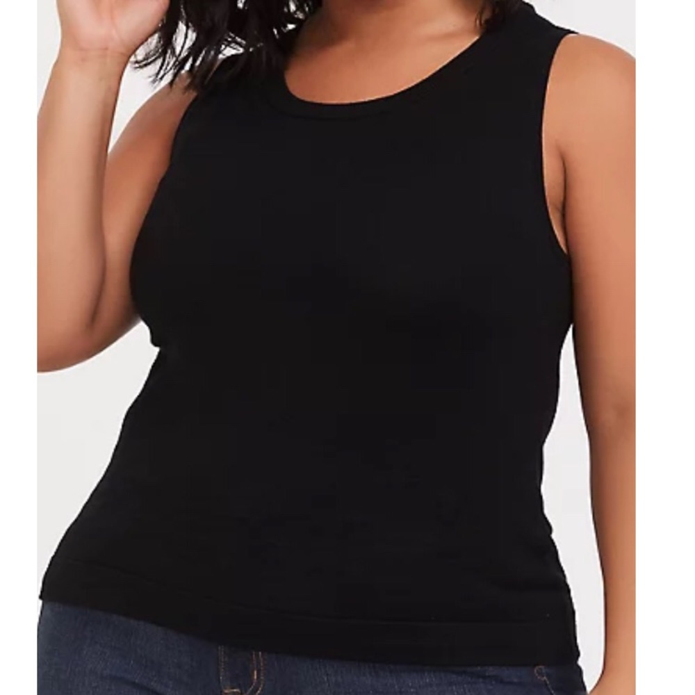 NWT Torrid Black Sleeveless Pullover